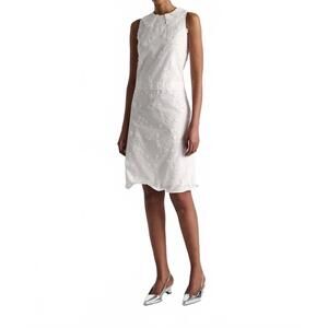NEW DOROTHEE SCHUMACHER light volumes dress in camellia white